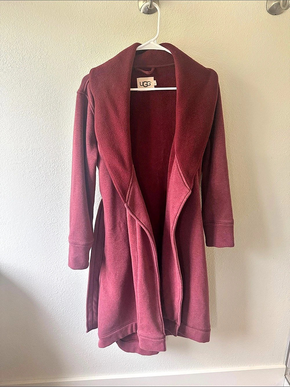 UGG Women'Small Robe in Burgundy Size Small